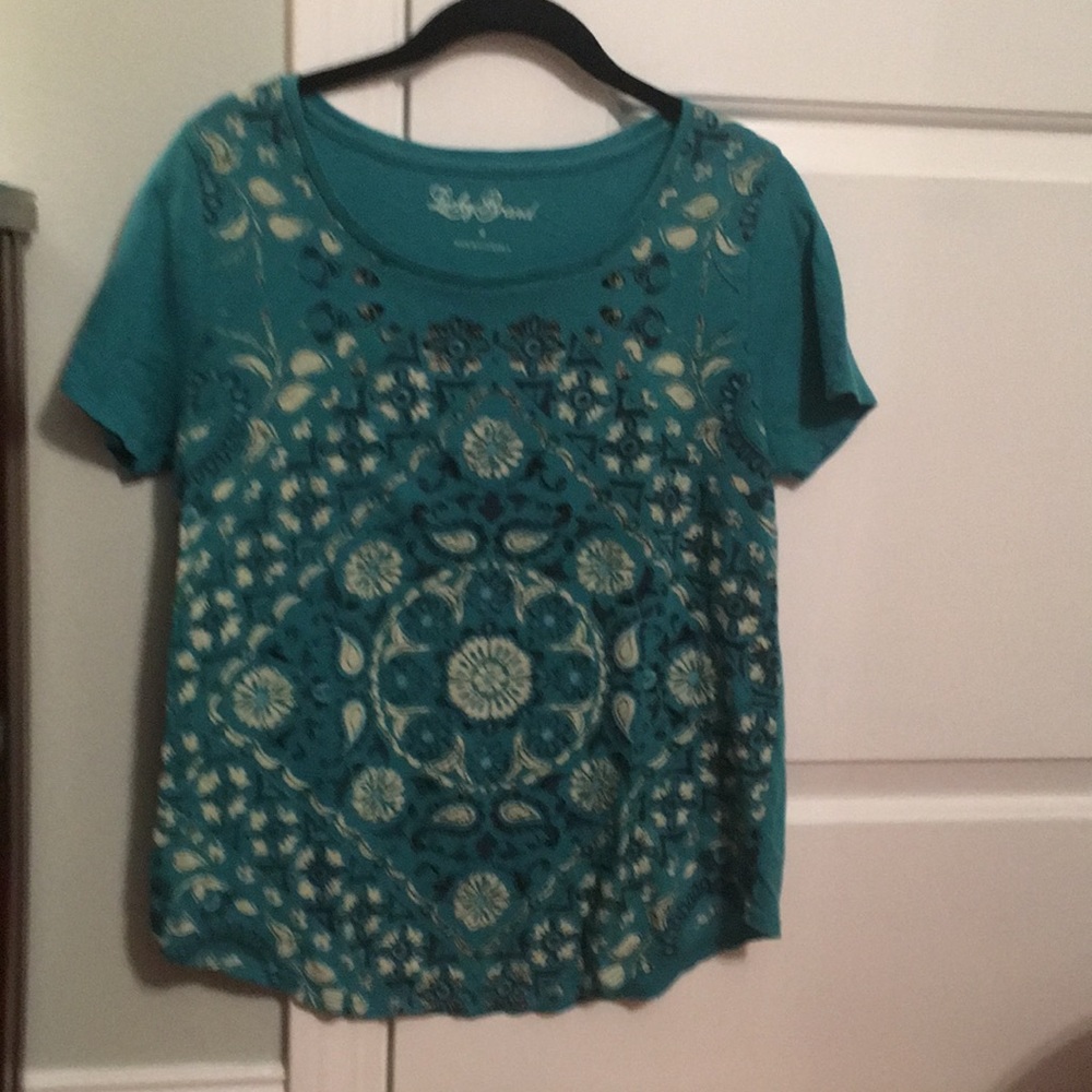 Lucky Brand scoop neck tee